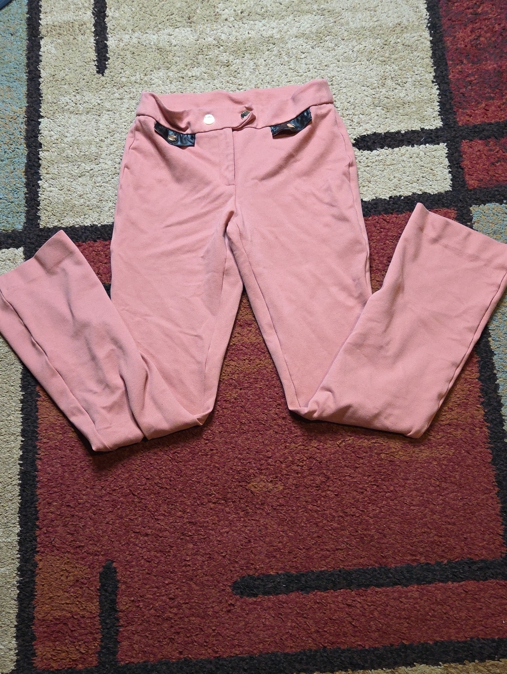 Anne Klein Pink Work Pants Size 2